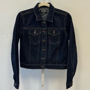 Polo Jeans Co. Ralph Lauren Women’s Minimalist Button Down Jean Denim Jacket Sm